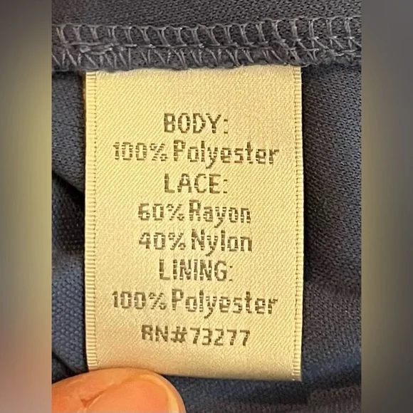 Lauren Conrad Blue Lace & Pleated Dress – Size 6 - Picture 8 of 10